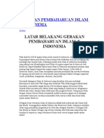 Gerakan Pembaharuan Islam Di