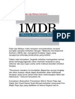 1MDB Akhirnya Raja-Raja Melayu Bersuara