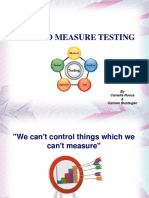 Ways to Measure Testing