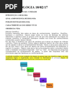 1 ANO BIOLOGIA 10 Metodo Cientifico