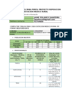 Antecedentes Para Perfil Proyecto Reposicion Estacion Medico Rural (Con Info)
