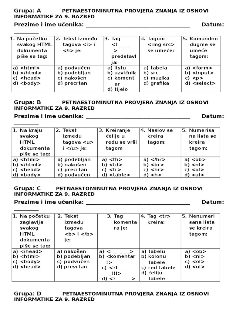 9 Test | PDF