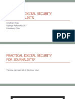 Practical Digital Security For Journalists