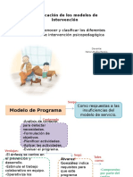 Clasificación de modelos de intervención psicopedagógica