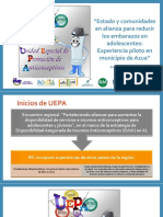 Estado y comunidades en alianza para reducir los embarazos en adolescentes