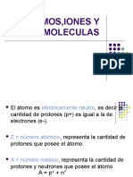 Atomos, Iones y Moleculas