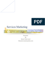 Services Marketing: Presented by Doctor Tahir Javed