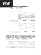 Surat Perjanjian Jual Beli Tanah Kampung