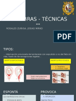 MANIOBRAS TÉCNICAS Aborto Provocado