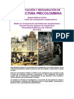 Conservación y Restauración de Arquitectura Precolombina PDF