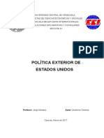 Política Exterior de EEUU