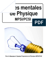 Cartes Mentales de Physique (MPSI) PDF