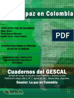 GESCAL Cuadernos 21-2015 - La Paz en Colombia
