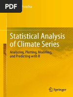 Statistical Analysis of Climate Series