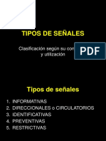 Tipos de señales en Señalética