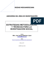 estrategias metodologicas y tecnicas de investigacion social cualitativa