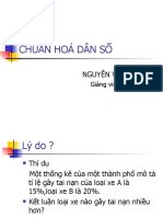 CHUẨN HOÁ DÂN SỐ