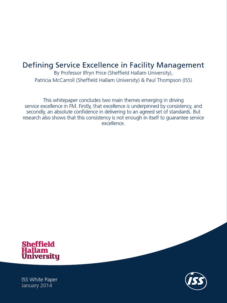 Defining Service Excellence in Facility Management | PDF | Retail ...