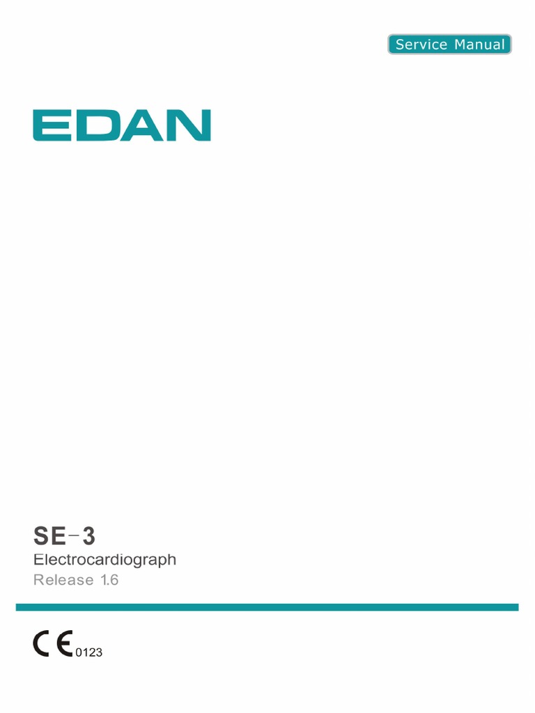 Service Manual EKG EDAN SE-3 PDF | PDF | Electrocardiography ...