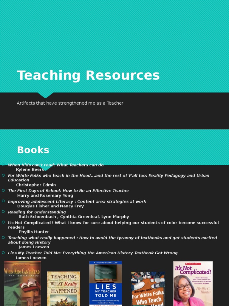 Inspiring Teaching Resources PDF Literacy Teachers