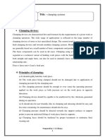 Clamping Systems: Principles and Types