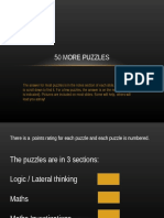 50 More Puzzles