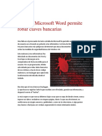 Microsoft Word - Falla de Microsoft Word Permite Robar Claves Bancarias Jennifer Franco
