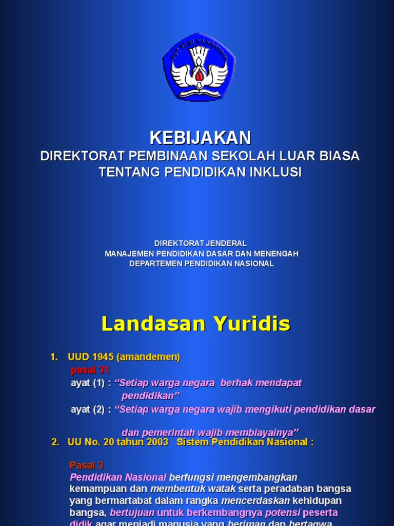 Setiap Warga Negara Wajib Mengikuti Pendidikan Dasar Dan Pemerintah Wajib Membiayainya Terkait Pendidikan