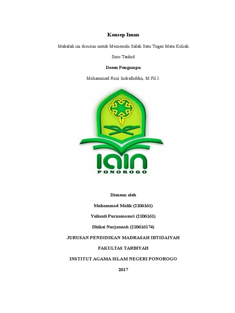 Unsur dan Konsep Iman dalam Islam | PDF