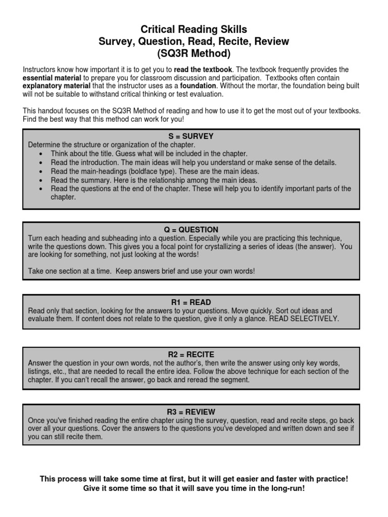 Critical Reading Skills Pdf