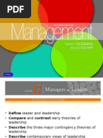 Chapter 17- Managers as Leaders