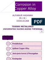 Corrosion in Copper