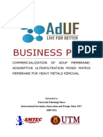 Commercializing AdUF Membrane