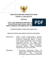 Kepmenkes PU 10 2010 TTG Bangunan PDF