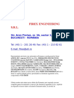 Prezentare Firex Engineering