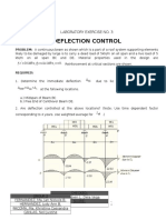 Deflection Control: Laboratory Exercise No. 3