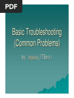 Basic Troubleshooting (Common Problems)