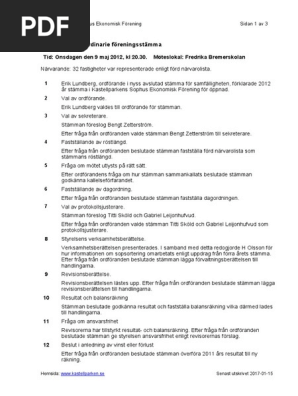 2012 Arsmote Sophus Protokoll Pdf