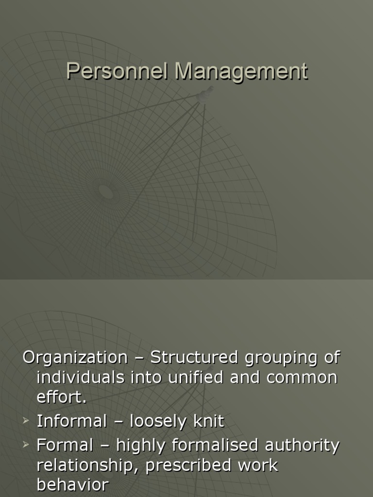 Personnel Management - Overview | PDF | Employment | Competence (Human ...