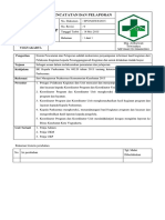 SOP Pencatatan Dan Pelaporan PDF