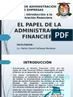 1. Introducción a La Administración Financiera