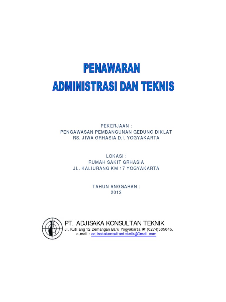 Penawaran Jasa Konsultan Pengawas Rumah Sakitpdf