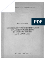 Decipherment and Interpretation of Ancient Inscriptions in Unknown Scripts and Languages PDF