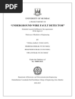 Download Underground Wire Fault Detector Project Report by Bhagyesh Patkar SN346324568 doc pdf