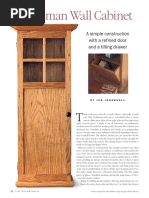 Craftsman Wall Cabinet (cro-wood woodworking plans)