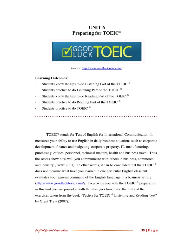 Unit 6 PDF | PDF | Sales | Reading Comprehension