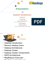 Presentation: Hadoop Technology