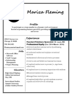 fleming resume