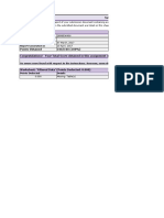 Jose Example of Excel Document