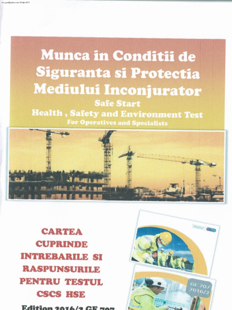 Cscs Book Romana PDF PDF